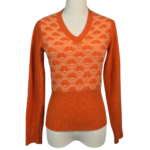 Collection Cachemire orange cashmere sweater