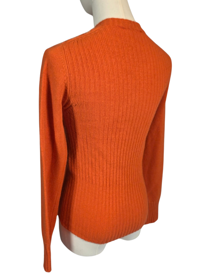 Collection Cachemire orange cashmere sweater - Image 3