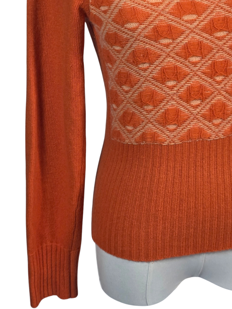 Collection Cachemire orange cashmere sweater - Image 2