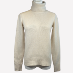 Andrea D cream cashmere sweater