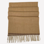 Carter Club Luxury camel brown cashmere scarf