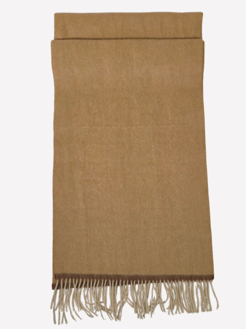 Carter Club Luxury camel brown cashmere scarf - Image 3