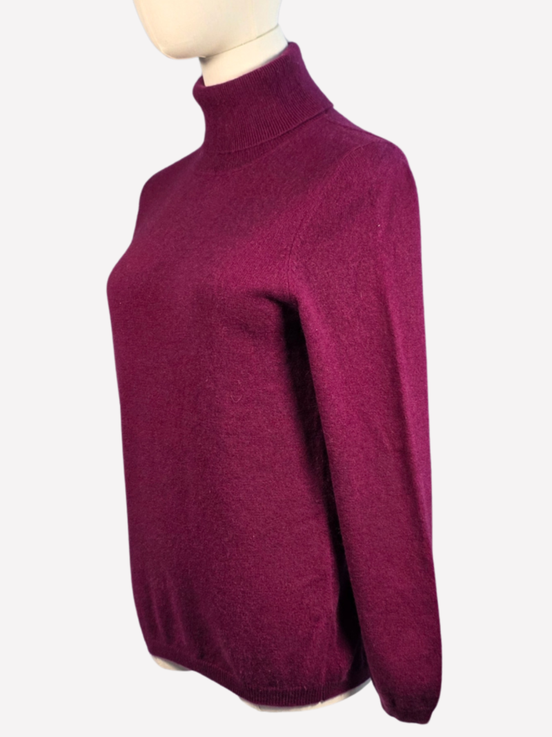 Purple-red cashmere sweater - Image 2