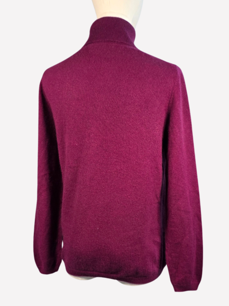 Purple-red cashmere sweater - Image 3