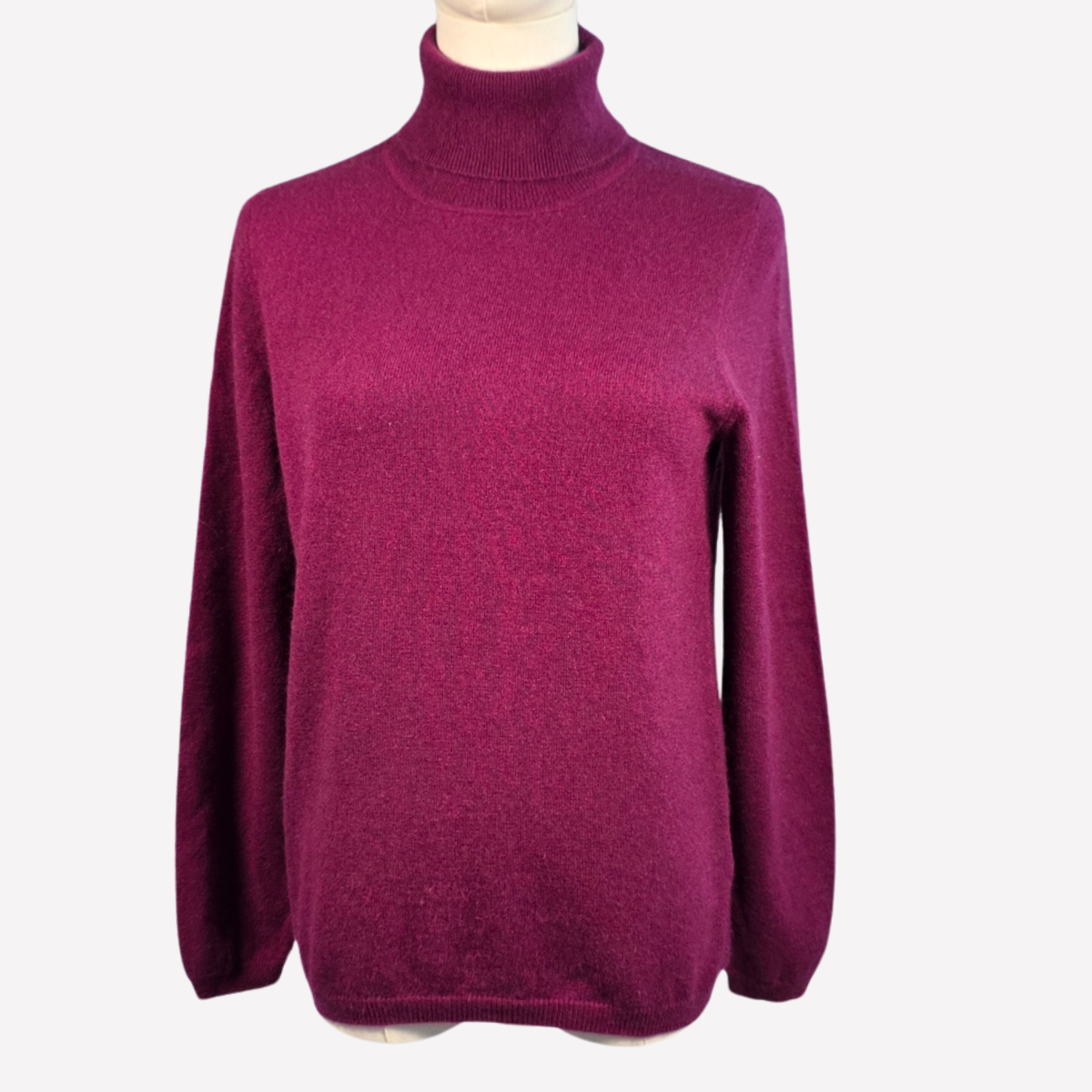 Cashmere Collection cashmere sweater Purple-red cashmere sweater - Image 1