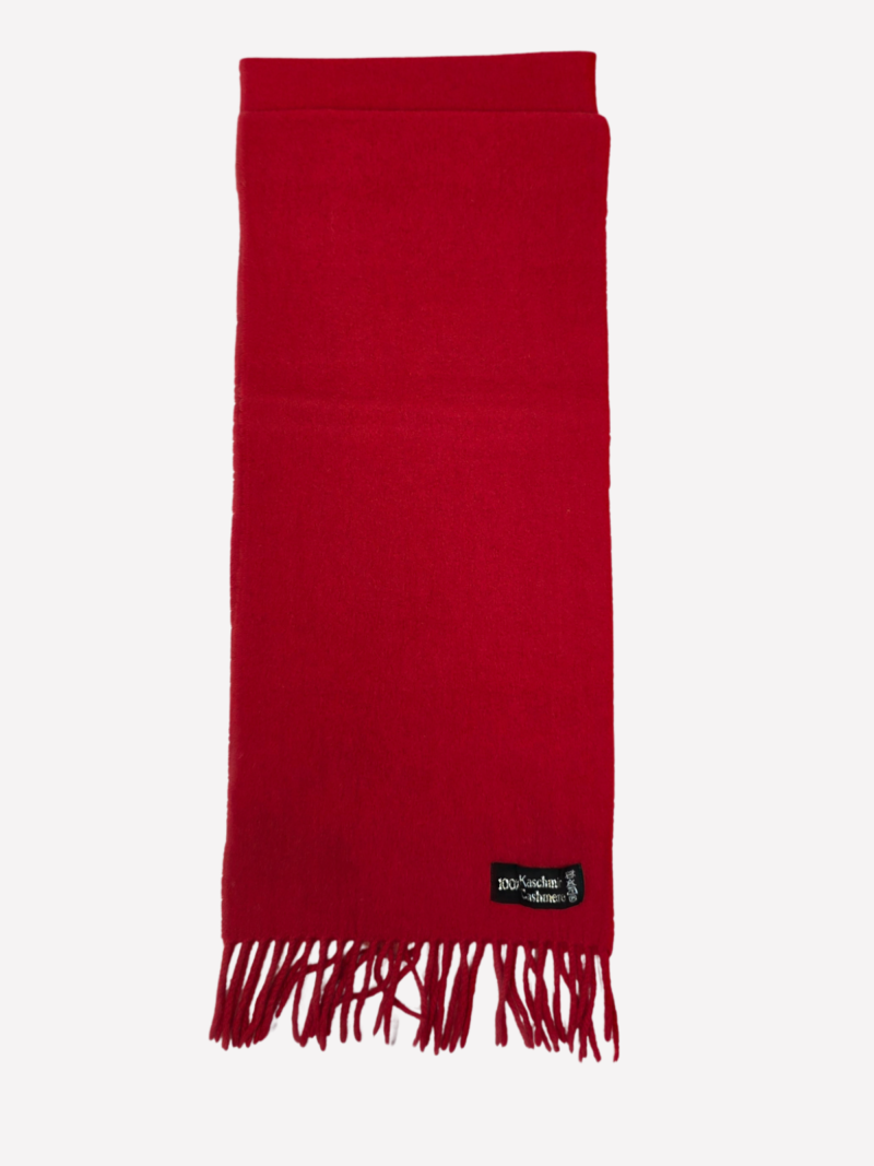 Red cashmere scarf - Image 2