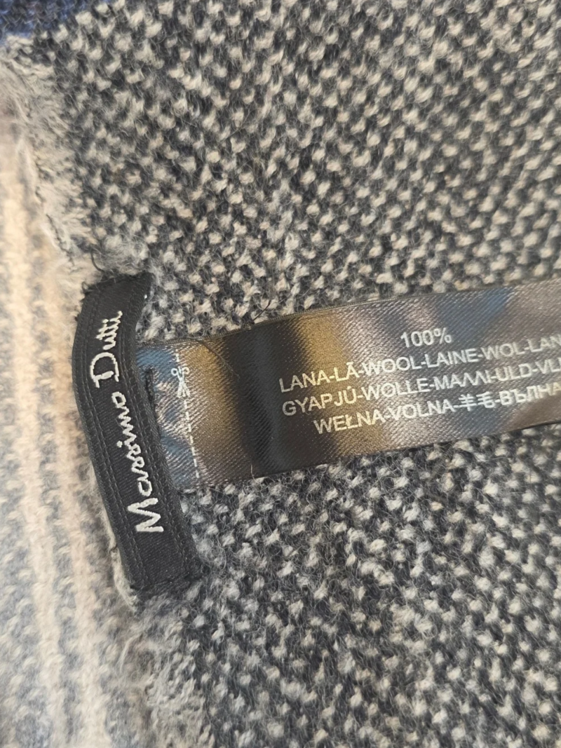 Massimo Dutti large wool wrap - Image 2