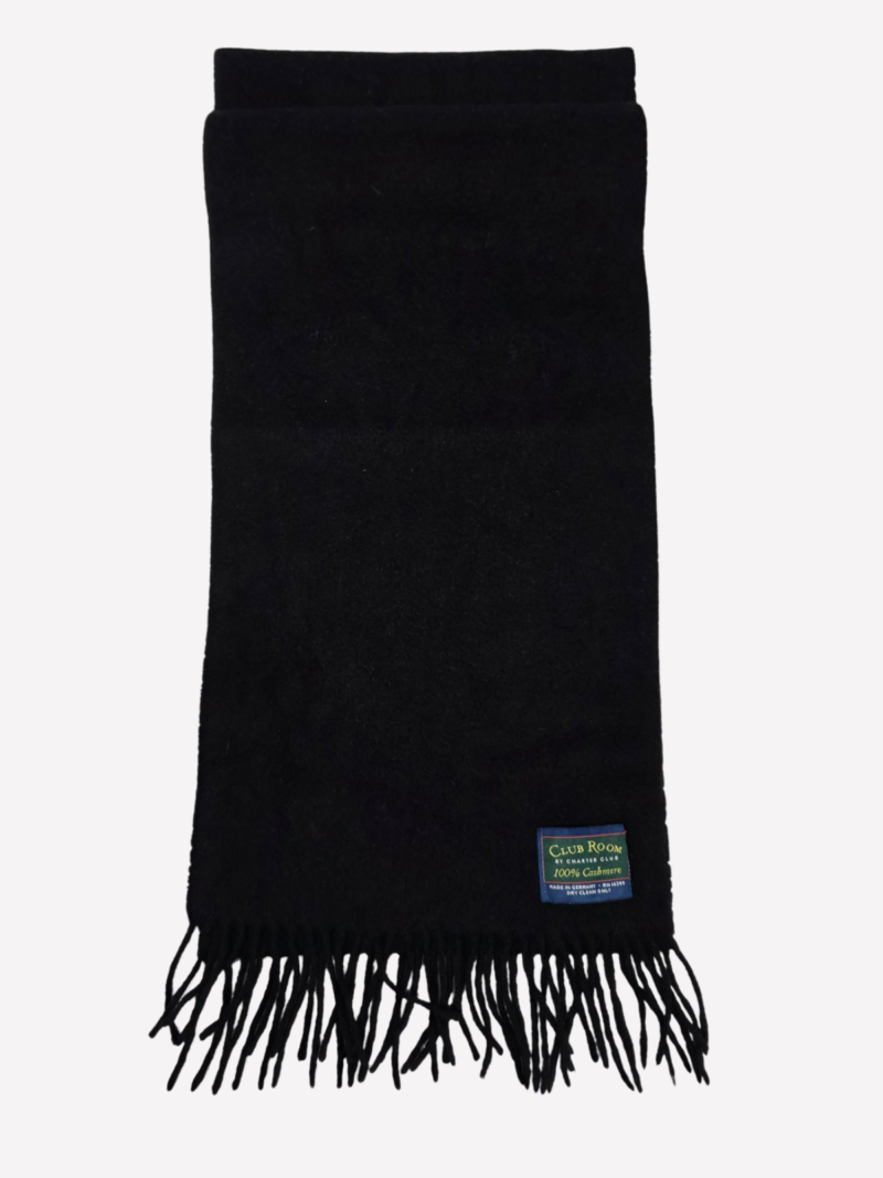 Club Room black cashmere scarf - Image 2
