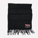 Whitney Brooks black vintage cashmere scarf