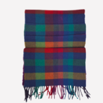 Colourful wool scarf