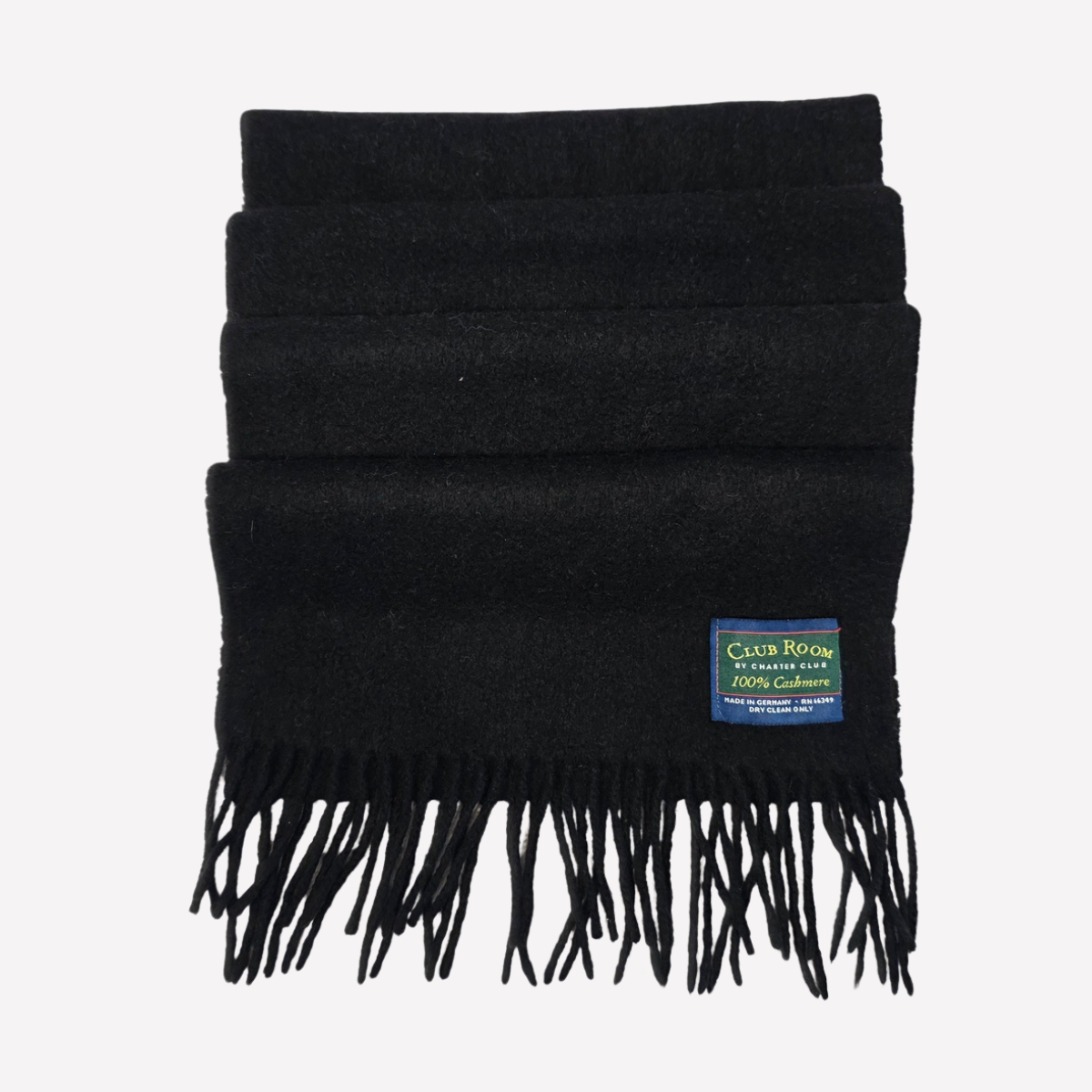 Club Room black cashmere scarf Club Room black cashmere scarf - Image 1