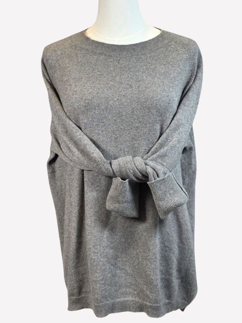 Grey cashmere sweater - Image 3