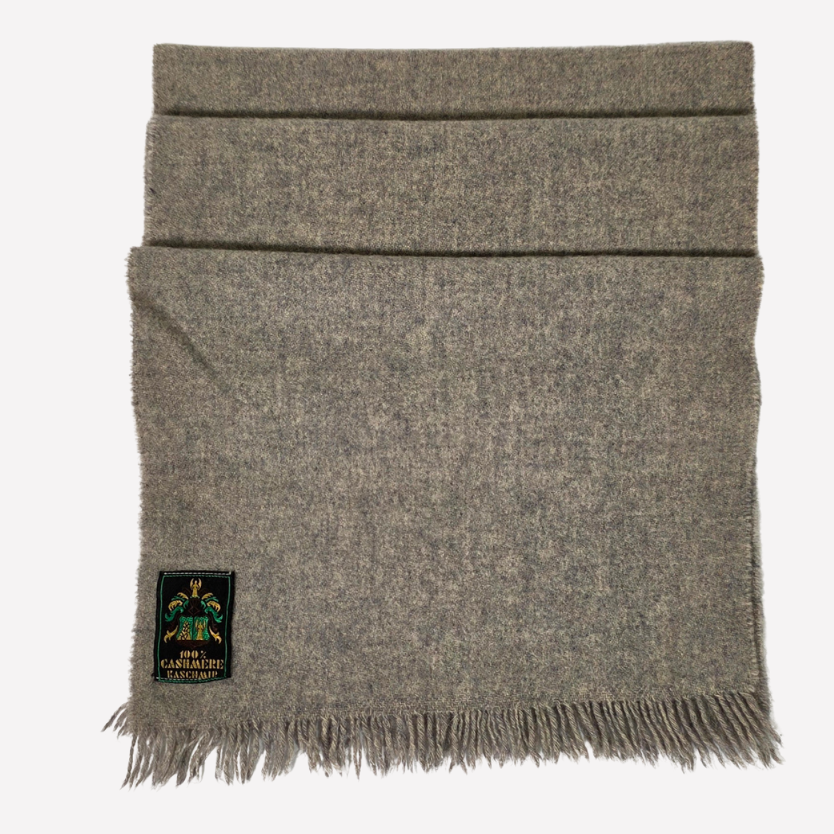 Grey cashmere scarf Grey cashmere scarf - Image 1