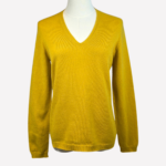Havico mustard yellow cashmere sweater