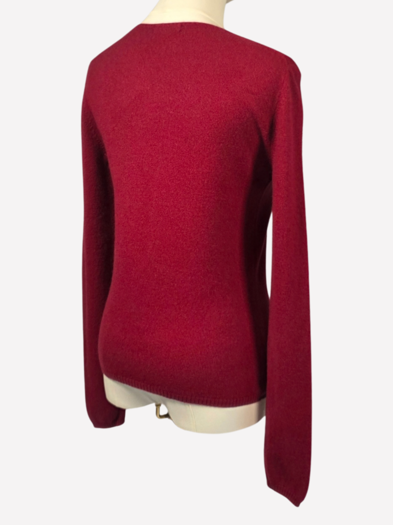 Hayden red cashmere sweater - Image 3