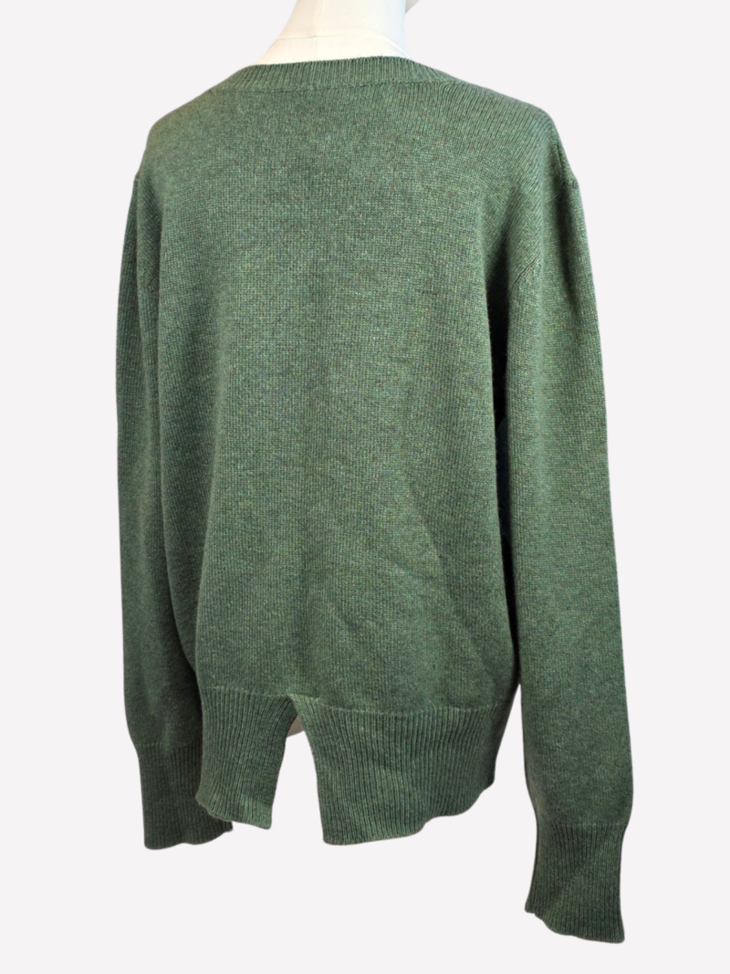 Grey-green cashmere sweater - Image 3