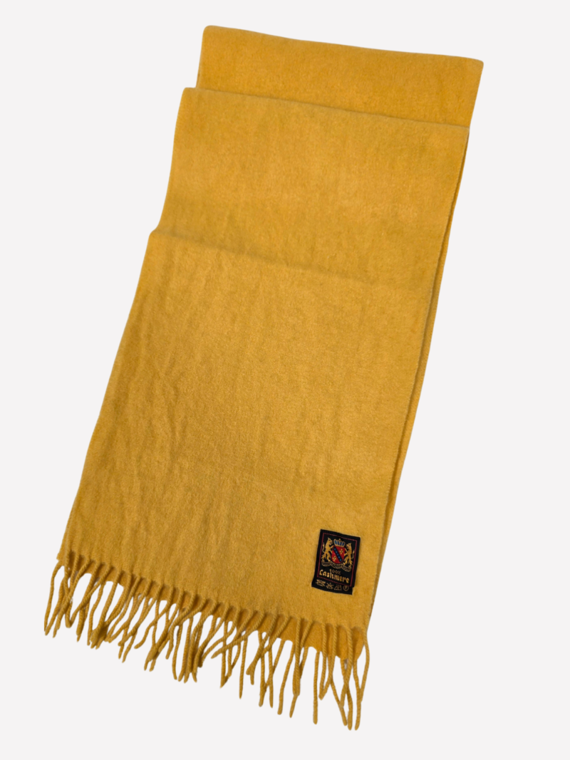 Yellow cashmere scarf - Image 2
