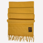 Yellow cashmere scarf