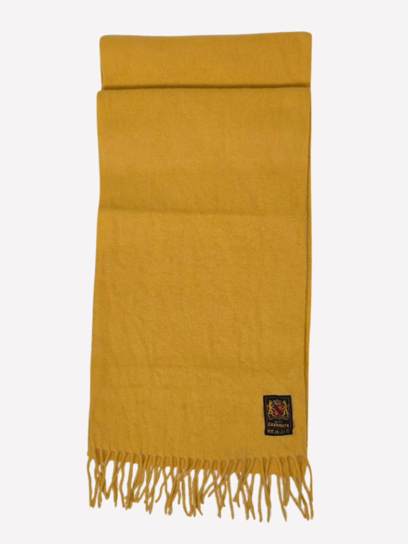 Yellow cashmere scarf - Image 3
