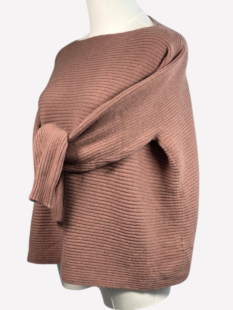 My Bad Attitude light cocoa brown cashmere sweater - Image 3