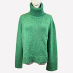 Oliver Lattughi green cashmere sweater