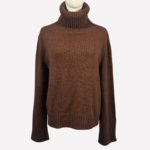 Oliver Lattughi brown cashmere sweater