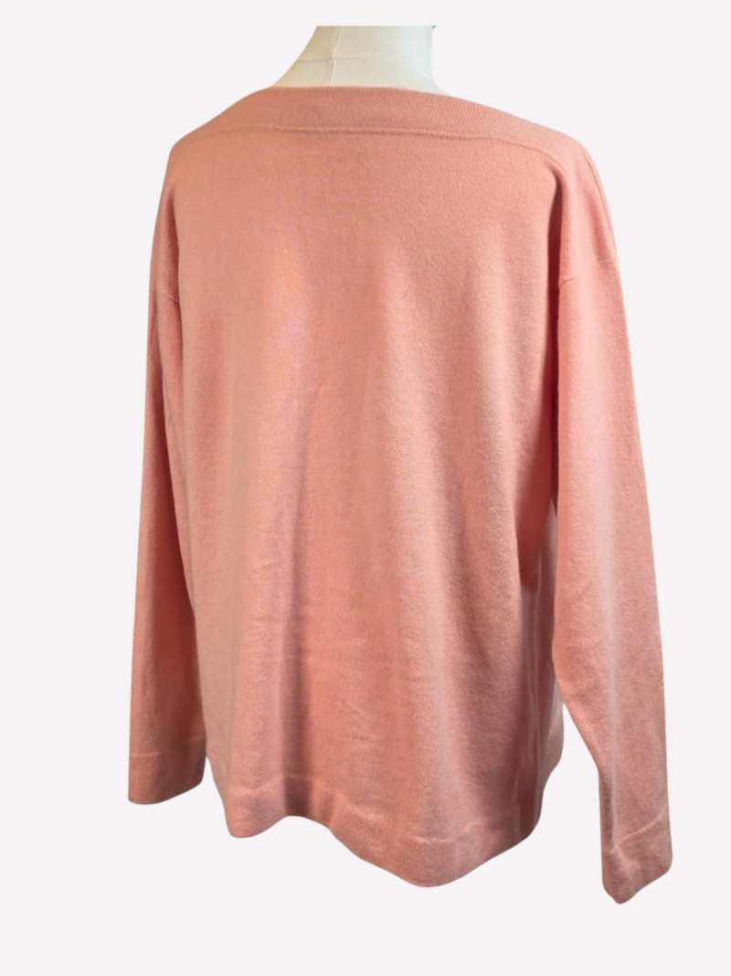 Pale pink cashmere sweater - Image 3