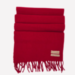 Prochownick red wool scarf