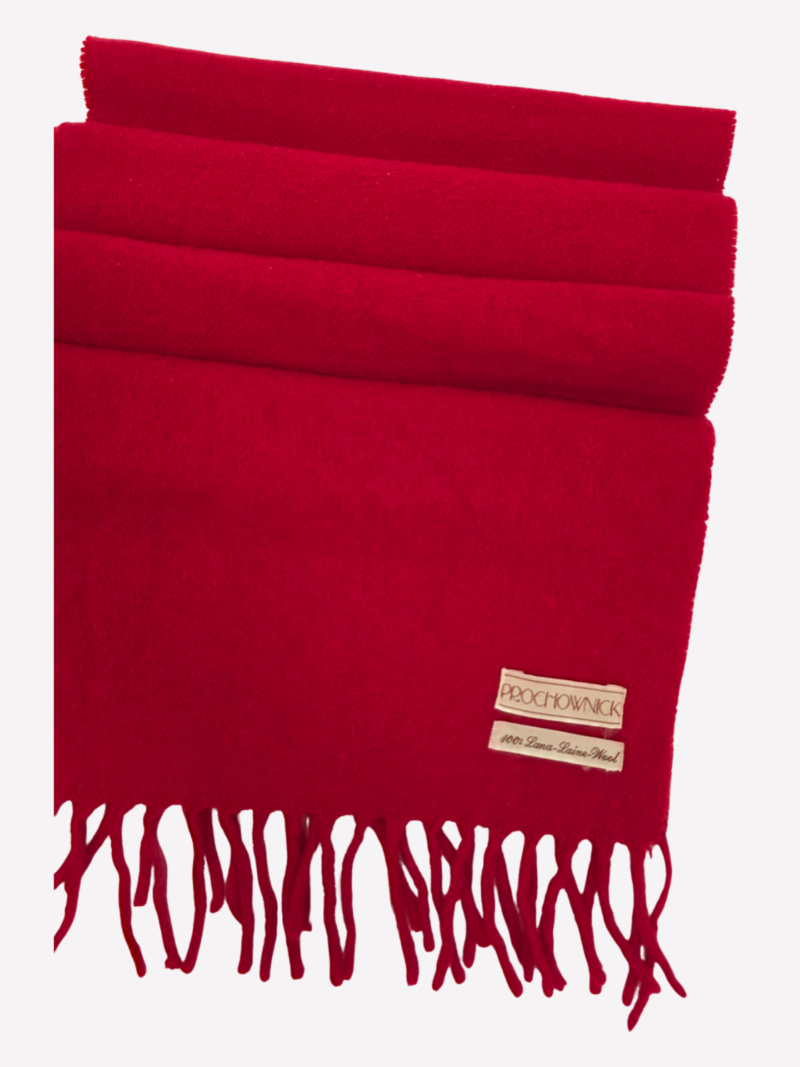 Prochownick red wool scarf - Image 3