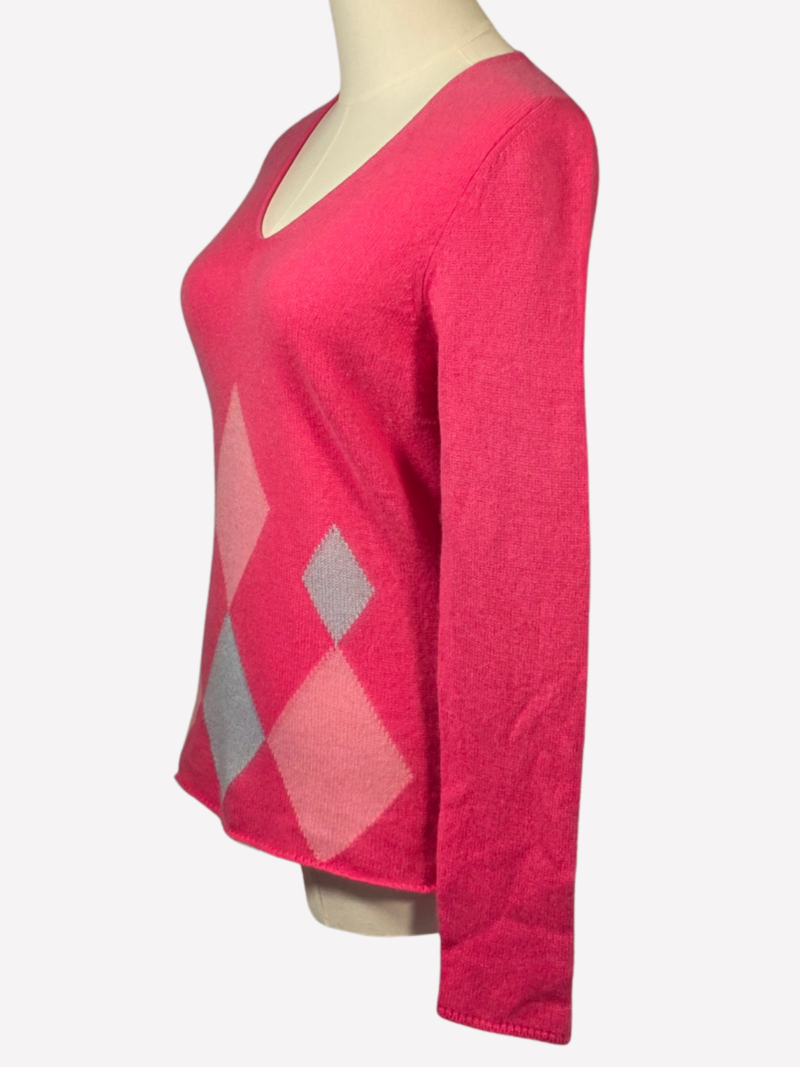 Rain of Shine Pink Cashmere Sweater - Image 2