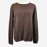 THEN PARIS coffee brown cashmere sweater
