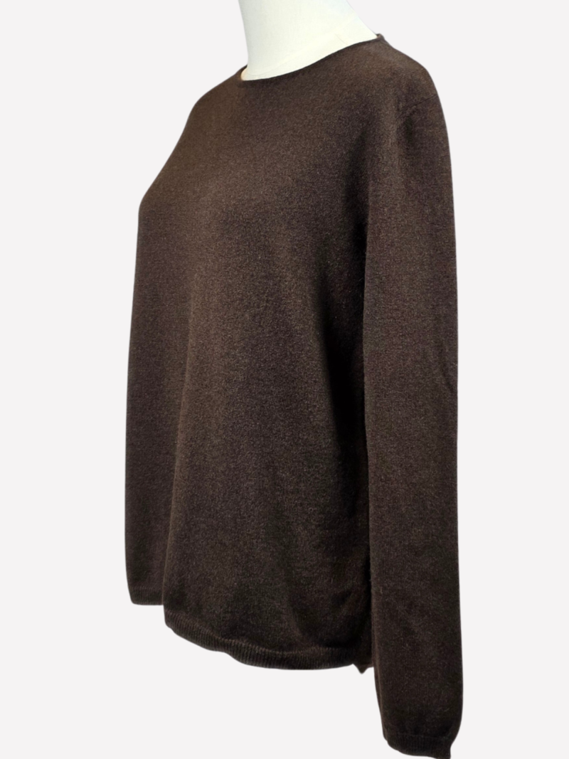 THEN PARIS coffee brown cashmere sweater - Image 2
